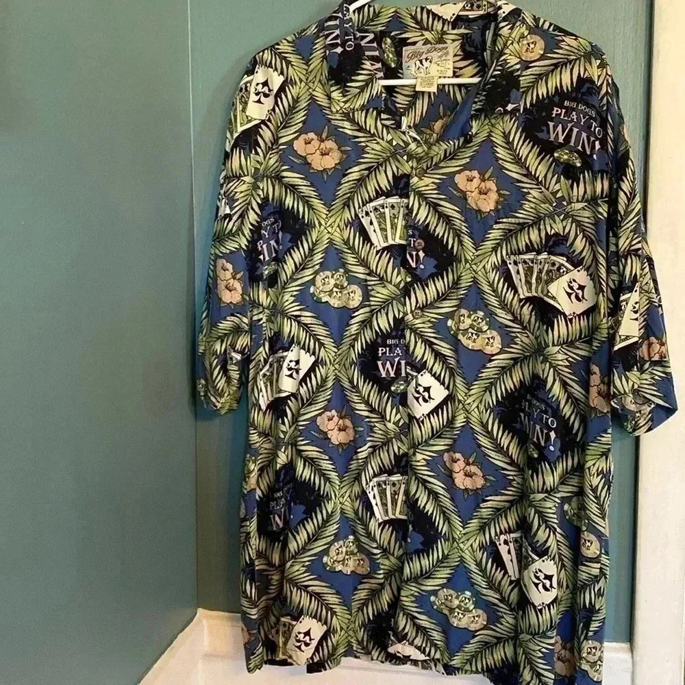 Authentic Big Dog X-Large men’s button up short sleeve shirt